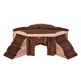 Casuta cu Rampa THORDIS Pentru Hamsteri sau Rozatoare Mici 29x19x7cm