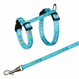 TRIXIE Ham si Lesă Pui de Pisica sau Pisici de Talie Mica, 21-33cm | 1.2m