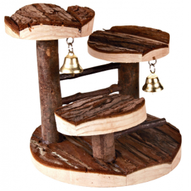 Ansamblu Pentru Catarat din Lemn Natural, 14 cm