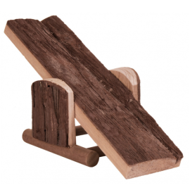 Jucarie Balansoar din Lemn Pentru Rozatoare, 22x7x8cm