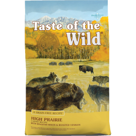 TASTE OF THE WILD High Prairie Adult, Bizon si Vanat, Hrana Uscata Fara Cereale, Caine, 12.2kg