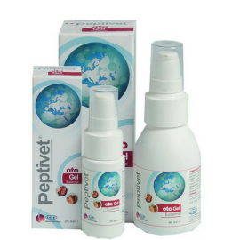 ICF PEPTIVET OTO GEL Antiseptic Igienizare Urechi, Previne Aparitia Iritatiilor | Reface Bariera de Protectie a Pielii, Caine si Pisica, 40ml