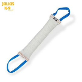 JULIUS K9 Baton Pentru Invatarea Muscaturii, Nylon si Bumbac, 2 Manere, 45x5cm