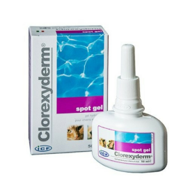 ICF CLOREXYDERM SPOT GEL Antiseptic, Rehidratant si Emolient Piele Caini | Pisici, 100ml