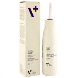VETEXPERT Otiflush, Solutie Auriculara Antiseptica, cu Clorhexidina, Efect Antimicrobian si Antimicotic, Curatarea Urechilor Caine / Pisica, 125ml