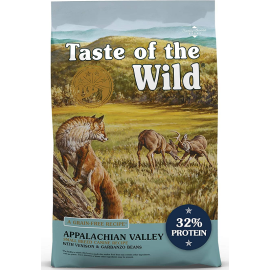 TASTE OF THE WILD Appalachian Valley Small Breed, cu Vanat, Hrana Uscata Fara Cereale, Caine Talie Mica 2kg