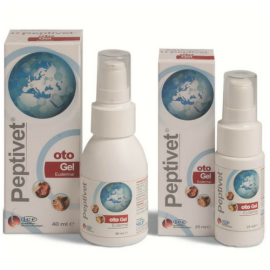 PEPTIVET OTO GEL Antiseptic Igienizare Urechi, Previne Aparitia Iritatiilor si Reface Bariera de Protectie a Pielii, Caine si Pisica, 25ml
