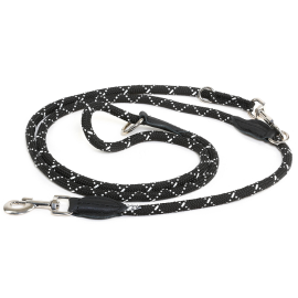 JULIUS K9 Lesa Cordelina Pentru Caini, Dublu Ajustabila, cu Insertii Fluorescente, 2.2m / 12mm