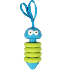 COOCKOO LARRY Jucarie Pentru Caini, Cauciuc Natural Robust, Lime,16x6.8cm