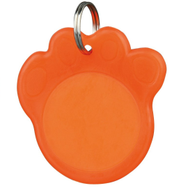 Adresier Plastic Fosforescent Portocaliu 3.5cm