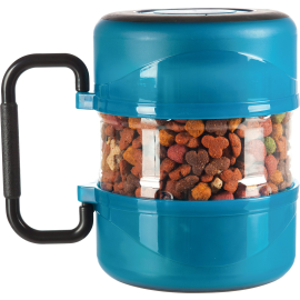 Set Stocare, Hranire si Hidratare Caini sau Pisici in Calatorii 2L | 2x0.75L