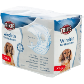Scutece Pentru Caini, Femele, TRIXIE, Marime, XS-S, 20-28cm, 12Buc