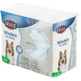 Scutece Pentru Caini, Masculi, TRIXIE, Marime S-M, 30-46cm, 12Buc