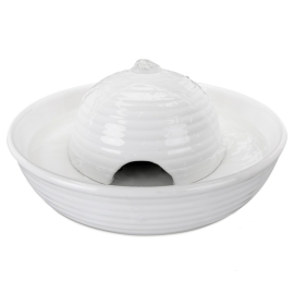 VITAL FLOW, Fantana Pentru Caini si Pisici, din Ceramica, cu Filtru de Carbune Activ, 800ml