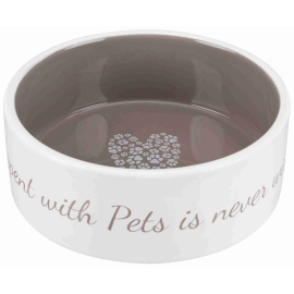 Castron Ceramic Pentru Caini PET'S HOME Taupe, 1.4L