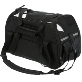 Geanta Transport Caini sau Pisici Avion, Conforma IATA, Maxim 5kg, MADISON Negru, 42x19x28cm