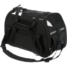 Geanta Transport Caini sau Pisici Avion, Conforma IATA, Maxim 7kg, MADISON Negru, 50x25x33cm