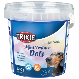 Recompense Pentru Caini, Soft Snack MINI TRAINER DOTS, cu Somon 500g