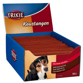 TRIXIE Recompense Caini Batoane Dure Pentru Ros, cu Vita si Orez, 50buc