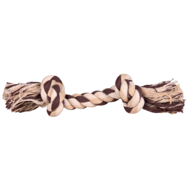 Jucarie FRANGHIE BUMBAC cu 2 Noduri, 22 cm