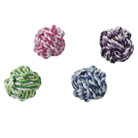 EBI Jucarie Pentru Caini Minge din Bumbac Impletit, 6cm