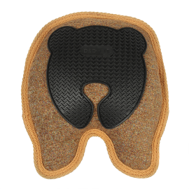 BOBO Jucarie Interactiva Pentru Caini, Textila cu Sunet, Maro, 18x19x5cm