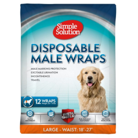 Scutece Masculi Talie Mare SIMPLE SOLUTION L, 12Buc