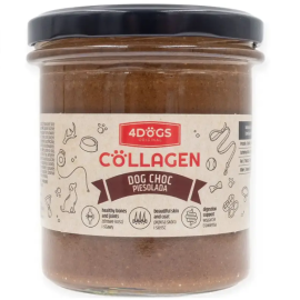 4DOGS ORIGINAL Collagen Doc Choc, Unt de Arahide Pentru Caini, 300g