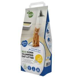 DUVO Plus Eco Corn Clumping Cat Litter, Asternut Igienic Ecologic Litiera Pisici, 10kg