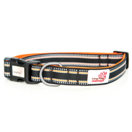 LONG PAWS Comfort Collection, Zgarda Pentru Caini, Silon Negru, Marime XL 60-89cm