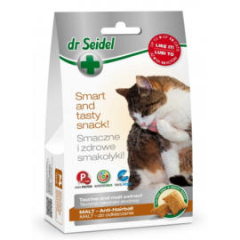 Dr. SEIDEL Recompense Pentru Pisici, cu Malt si Taurina, Anti-Hairball, 50g