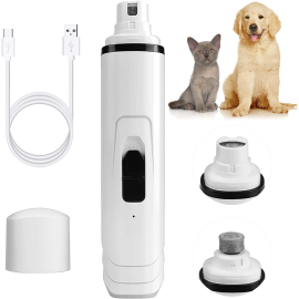 SHOW TECH Pila Electrica Cord | Cordless cu USB, Scurtare | Ingrijire Gheare Caine sau Pisica