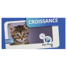 PET PHOS Felin Croissance, Supliment Vitamino-Mineral Pentru Pisici, 96 Tablete