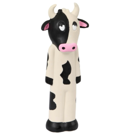 CHADOG Jucarie Pentru Caini, Vacuta din Latex, cu Sunet Natural, 20cm