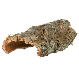 Decor Tunel din Pluta Pentru Hamsteri sau Alte Rozatoare Mici, Lungime 20cm | Diametru 6cm