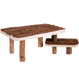 Adapost si Platforma cu Treapta Pentru Rozatoare, 37x28x17cm