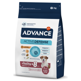 ADVANCE Mini Senior Vitality, cu Pui, Hrana Uscata Pentru Caine Senior, 3kg