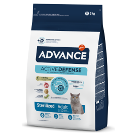 ADVANCE Sterilized Adult, cu Curcan, Hrana Uscata Pisici Sterilizate | Castrate, 3Kg