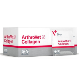 VET EXPERT ArthroVet Collagen 2.5g, Supliment Pentru Functionarea Normala a Cartilajelor si Articulatiilor la Caini si Pisici, 60 plicuri
