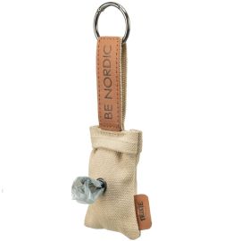 BE NORDIC Dispenser Pungi Igienice Pentru Caini, Bej, 1 Rola x 20 Pungi Incl.