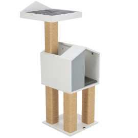 BE NORDIC JONTE Ansamblu cu Sisaluri, Casuta si Culcus Pentru Pisici, 38x38cm | Inaltime 115cm