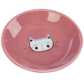 Bol din Ceramica Pentru Pisici, Diverse Culori, 200ml | 14cm