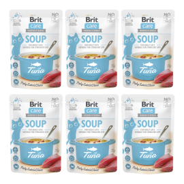 BRIT CARE Cat Soup, cu Ton, Plic Hrana Umeda Pentru Pisici (supă cremoasă), 75g