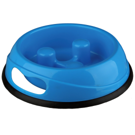 Castron din Plastic Pentru Hranire Lenta Caini, 0.45L