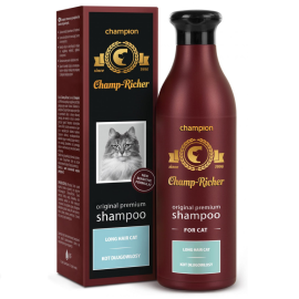 CHAMP RICHER, Sampon Profesional Concentrat 1:5, Pentru Pisici cu Par Lung,, 250ml