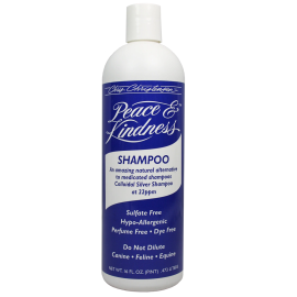 CHRIS CHRISTENSEN Peace & Kindness Colloidal Silver, Sampon cu Argint Coloidal, Alternativa Naturala in Tratamentul Afectiunilor Pielii la Caine sau Pisica, 473ml