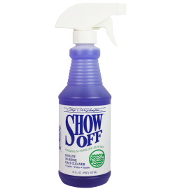 CHRIS CHRISTENSEN Show Off No Rinse, Sampon Profesional Curatare Fara Apa, Caine, Toate Tipurile de Blana,  473ml