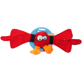 COOCKOO Shorty Thunder, Jucarie Textila Robusta Pentru Caini, Diverse Culori, 46x8cm