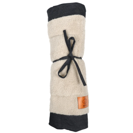Covor Termoizolant Pentru Caini CORDUROY, Crem / Gri, 100x70x1cm