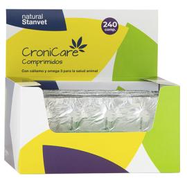 CRONICARE  Supliment cu Extract de Cannabis Sativa , Adjuvant in Tratarea Diverselor Afectiuni la Caini si Pisici, Blister x 8 tablete